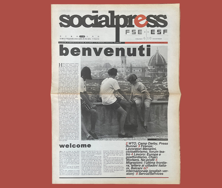 Il primo numero di Socialpress